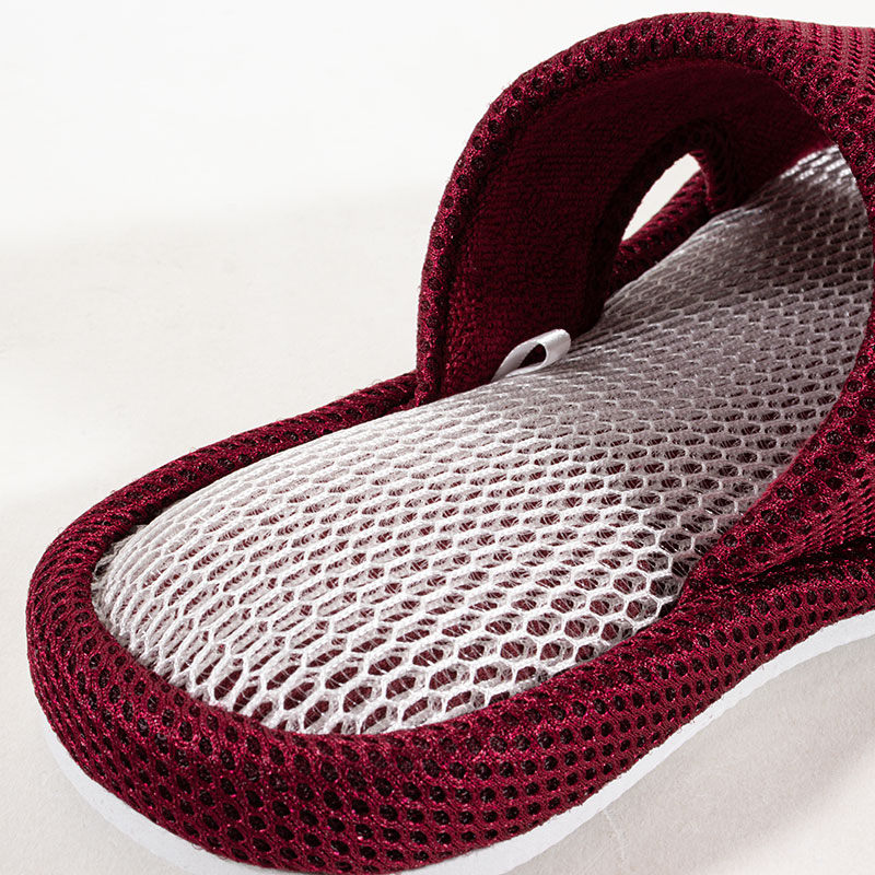 快適メッシュスリッパ M(23-25cm)ワインレッド