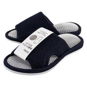 快適メッシュスリッパ L(25-27cm)ネイビー