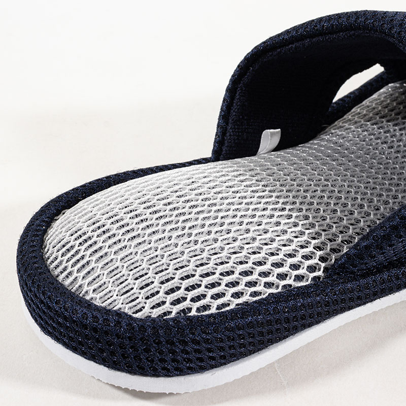 快適メッシュスリッパ L(25-27cm)ネイビー