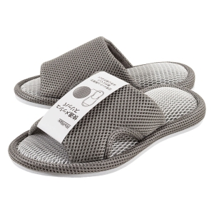 快適メッシュスリッパ L(25-27cm)グレー