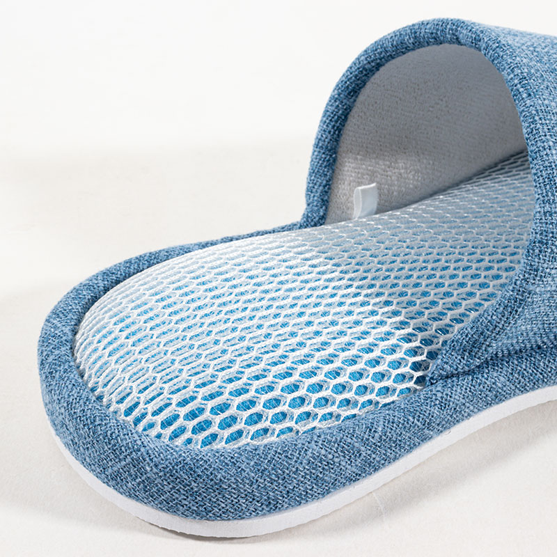 快適メッシュスリッパ L(25-27cm)ブルー