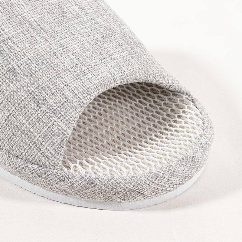 フィットする 年中快適スリッパ M(23-25cm)グレー