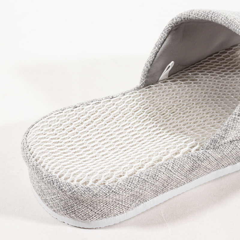 フィットする 年中快適スリッパ M(23-25cm)グレー