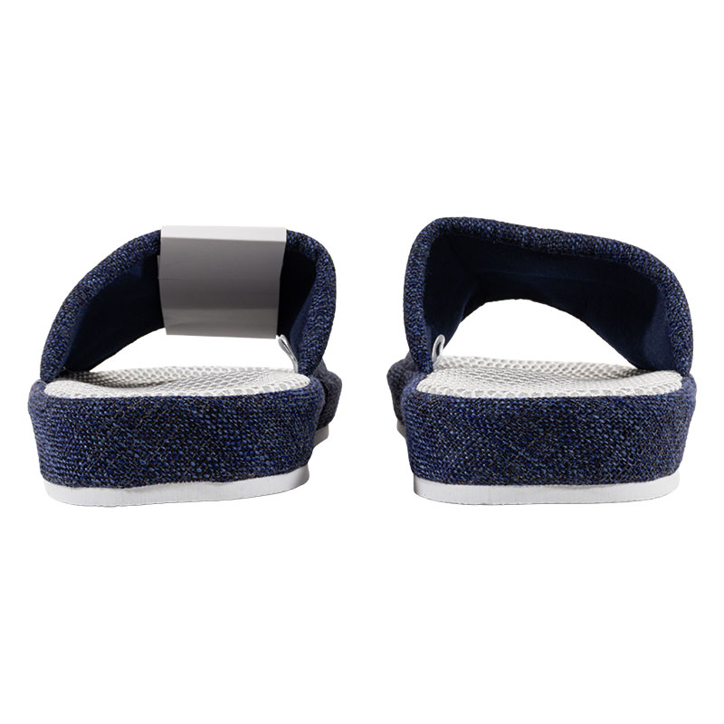 フィットする 年中快適スリッパ L(25-27cm)ネイビー