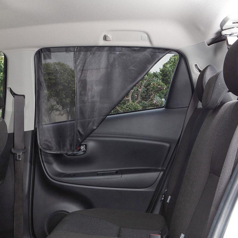 マグネットメッシュカーテン M 約幅70×高さ52cm 2枚入