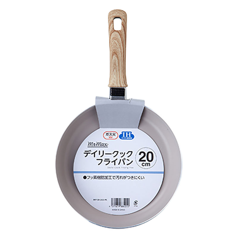 デイリークック フライパン 20cm ガス火・IH対応 ピンク IHFP20-26SSPK