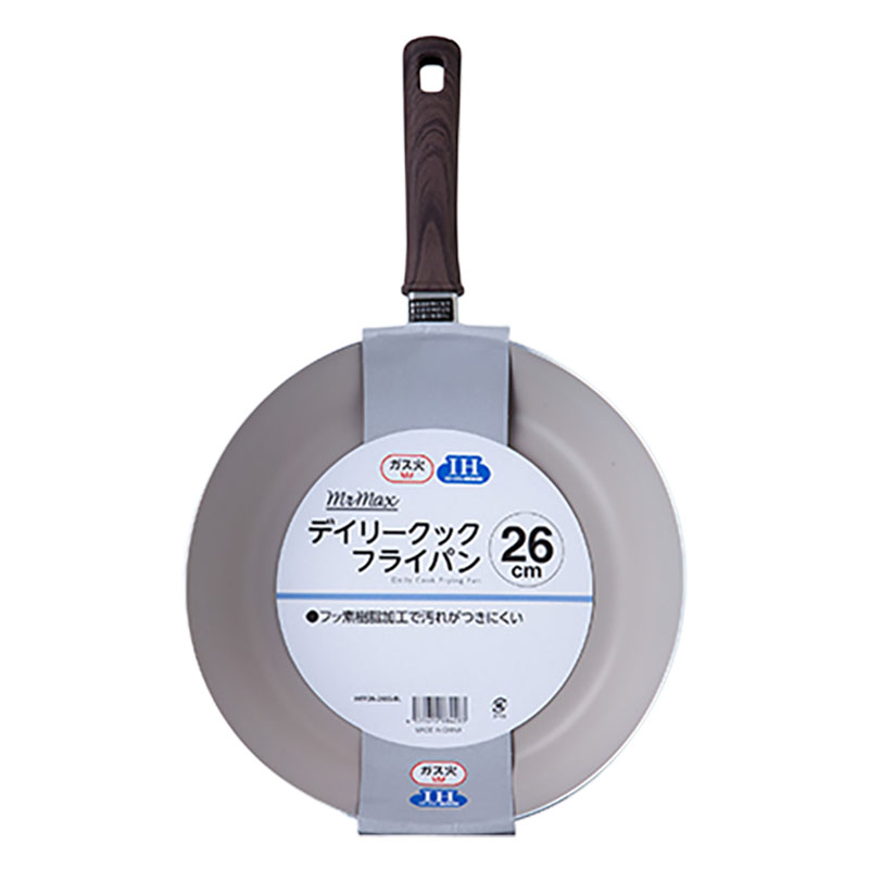 デイリークック フライパン 26cm ガス火・IH対応 ブルー IHFP26-26SSBL