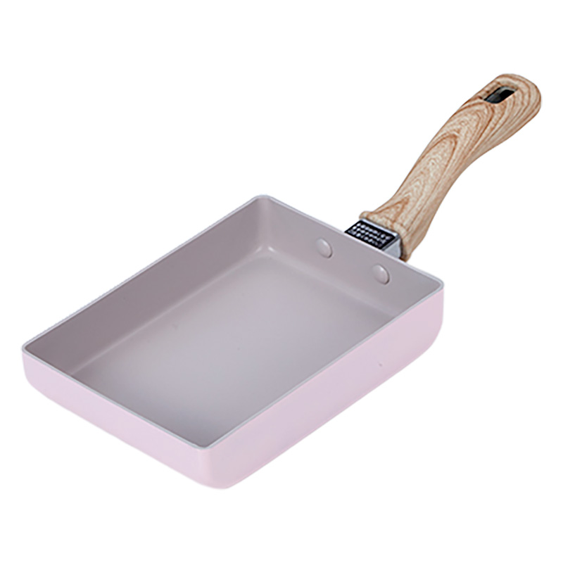 デイリークック 玉子焼き 12×17cm ガス火・IH対応 ピンク IHEP1217-26SS