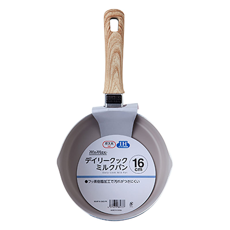 デイリークック ミルクパン 16cm ガス火・IH対応 ピンクIHSHP16-26SSPK