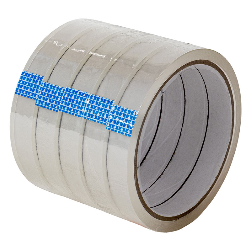手でも切れる クリアテープ 15mm×35m巻 5個パック
