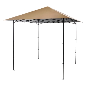 ワンアクション ブラックシールドタープ ワイドオーニング ブラックコーティング仕様 フレームサイズ200cm グレージュ