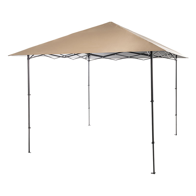 ワンアクションブラックシールドタープ ワイドオーニング ブラックコーティング仕様 フレーム250cm グレージュ