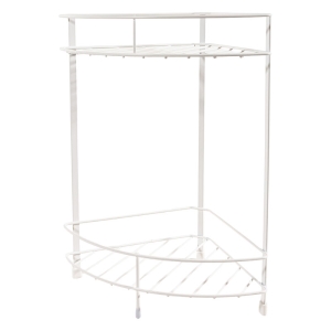 バス用 コーナーラック 2段 ホワイト