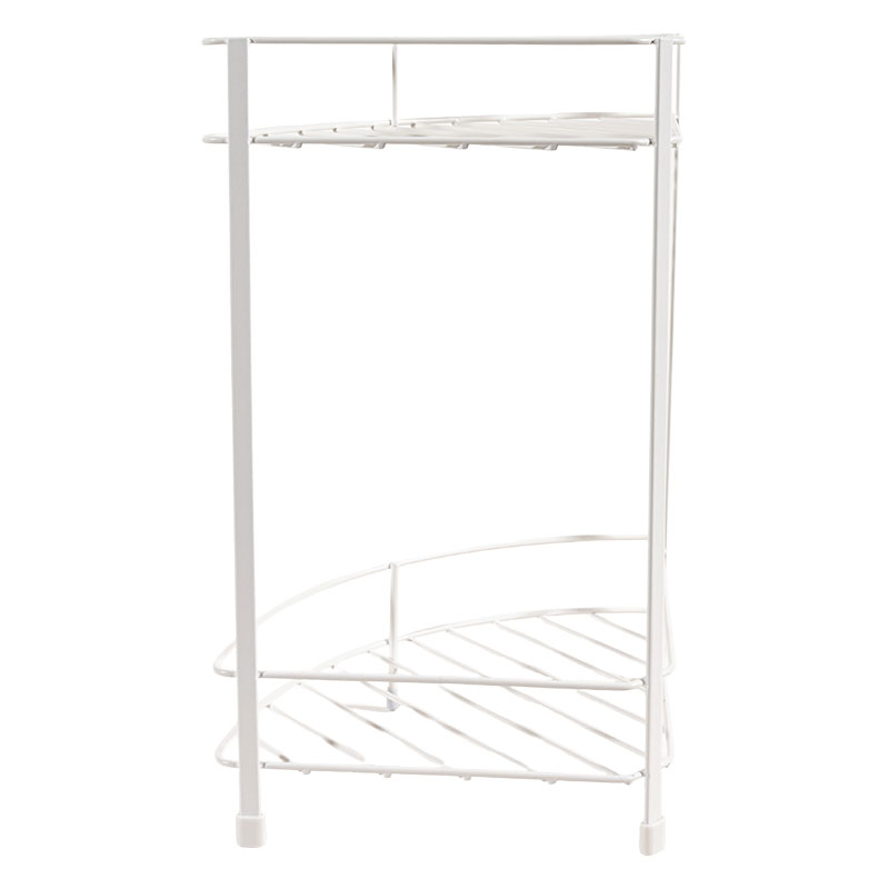 バス用 コーナーラック 2段 ホワイト