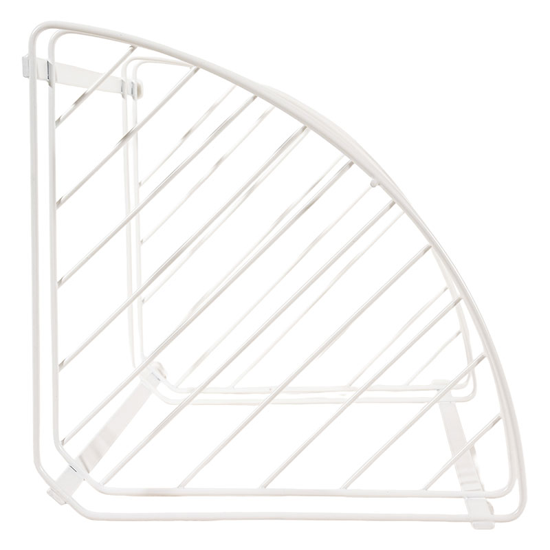 バス用 コーナーラック 2段 ホワイト