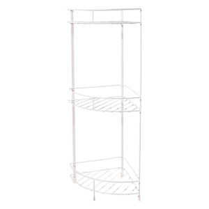 バス用 コーナーラック 3段 ホワイト