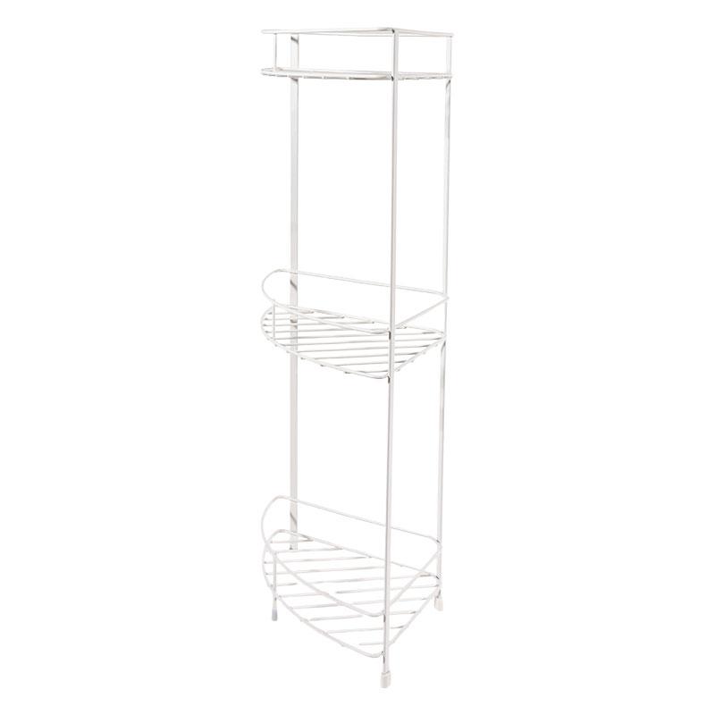 バス用 コーナーラック 3段 ホワイト