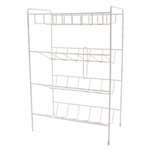 バス用 シャンプーラック 4段 ホワイト