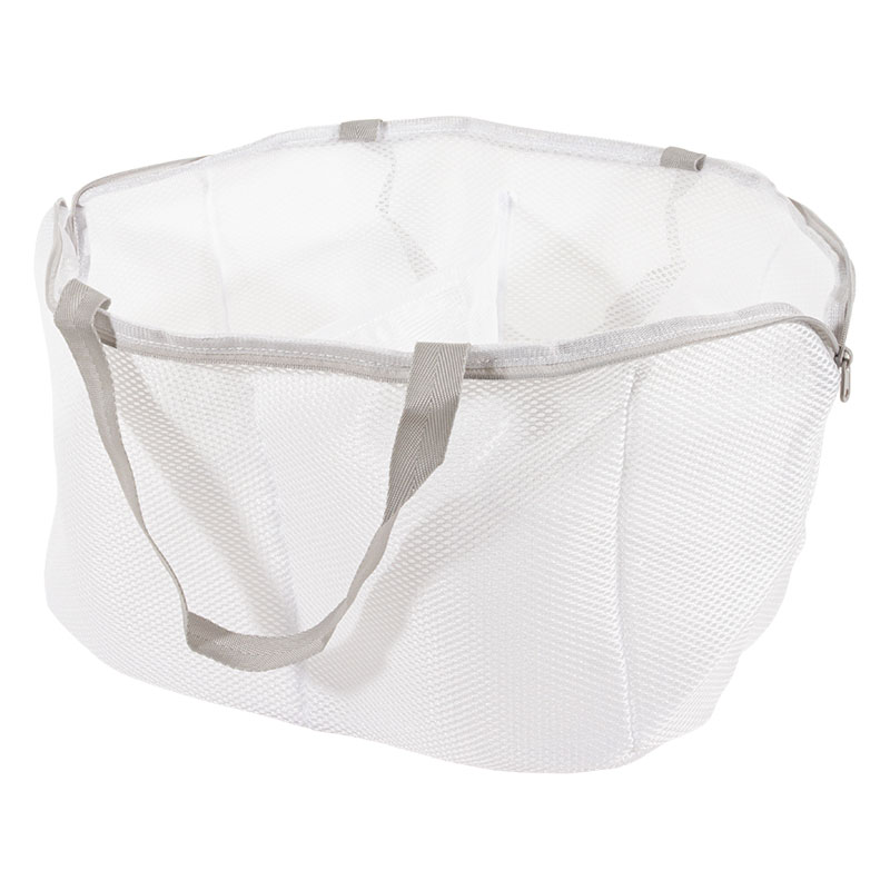 バスケットにもなる 分別洗濯ネット 38×22×25cm