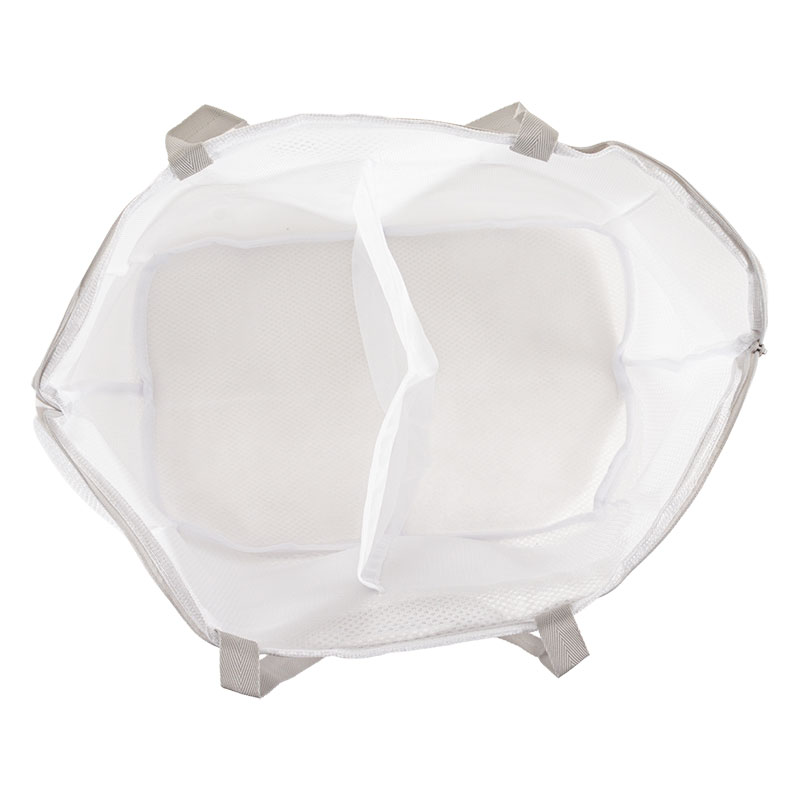 バスケットにもなる 分別洗濯ネット 38×22×25cm