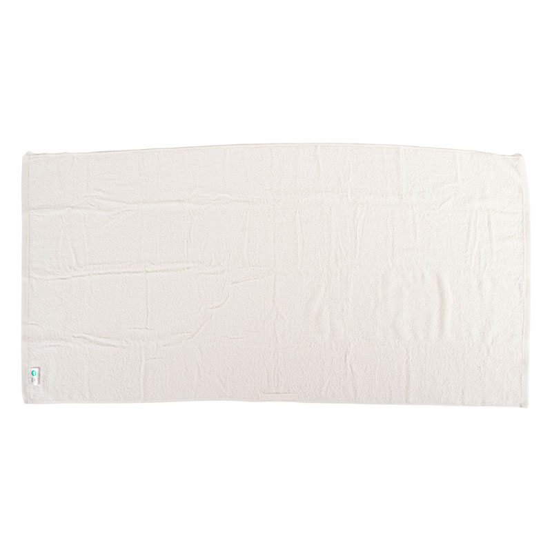 【お取り寄せ商品】しっかり バスタオル ループ付き 60×120cm 無地 ホワイト