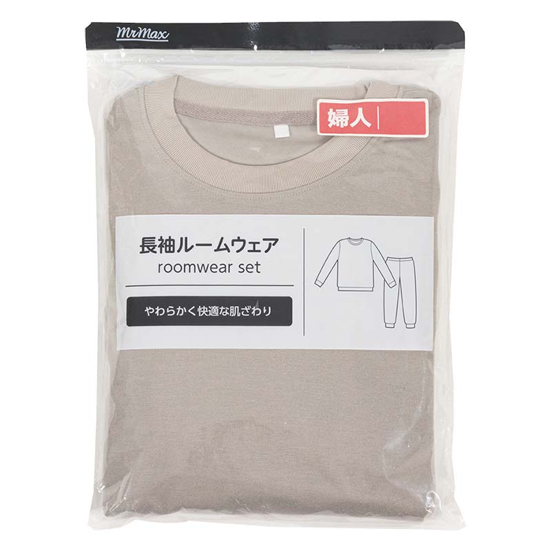 レディース 長袖 ルームウェアセット