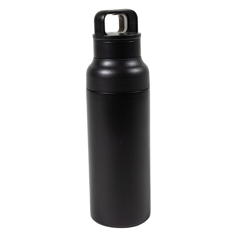 大きな氷も入る ステンレス マグボトル ワンプッシュタイプ 480ml ブラック 保温・保冷 MX-HWMB480BK