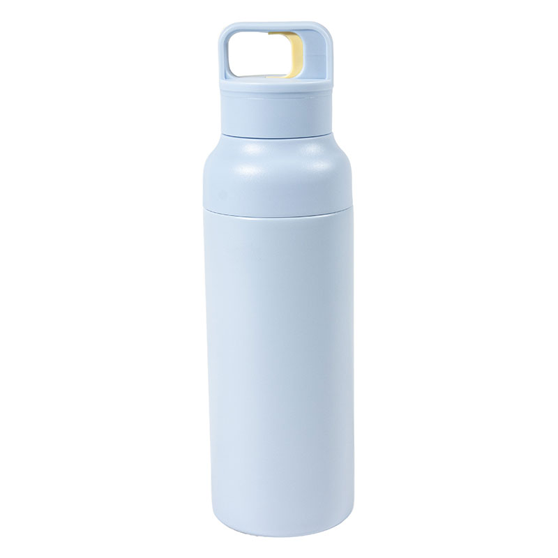 大きな氷も入る ステンレス マグボトル ワンプッシュタイプ 480ml ブルー 保温・保冷 MX-HWMB480BL