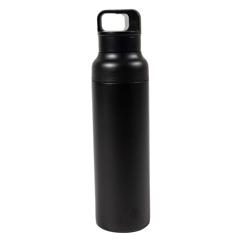 大きな氷も入る ステンレス マグボトル ワンプッシュタイプ 600ml ブラック 保温・保冷 MX-HWMB600BK