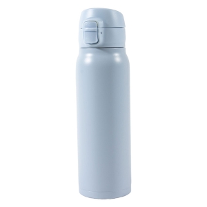 パッキンを失くさない ステンレスマグボトル ワンタッチタイプ 500ml ブルー 保温・保冷 MX-WMBS500BL