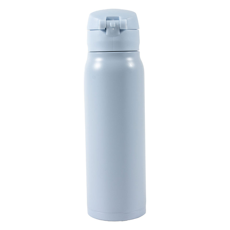 パッキンを失くさない ステンレスマグボトル ワンタッチタイプ 500ml ブルー 保温・保冷 MX-WMBS500BL