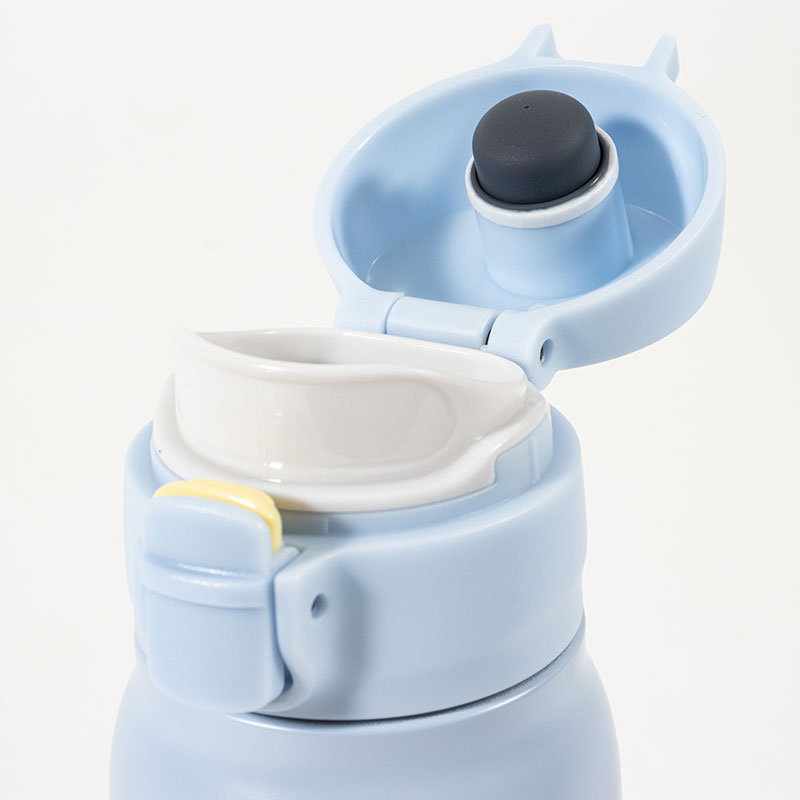 パッキンを失くさない ステンレスマグボトル ワンタッチタイプ 500ml ブルー 保温・保冷 MX-WMBS500BL