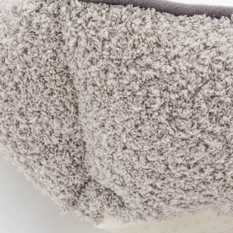 もちもちスクエアベッド S 45×35×14cm ライトグレー