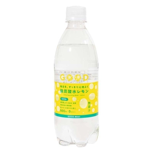 毎日を、すっきり心地よく 強炭酸水 レモン 500ml 0カロリー 無果汁