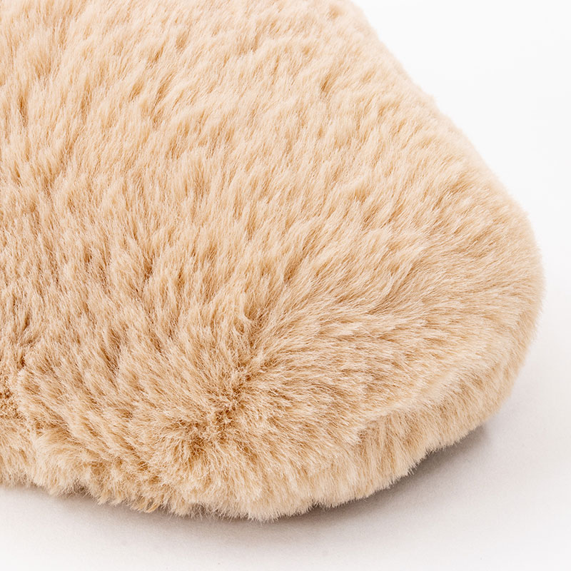 ラビットボア スリッパ フリー(24～26cm)  ベージュ