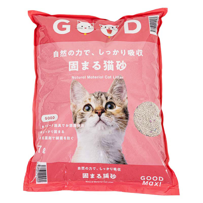 自然の力で、しっかり吸収 固まる猫砂 7L