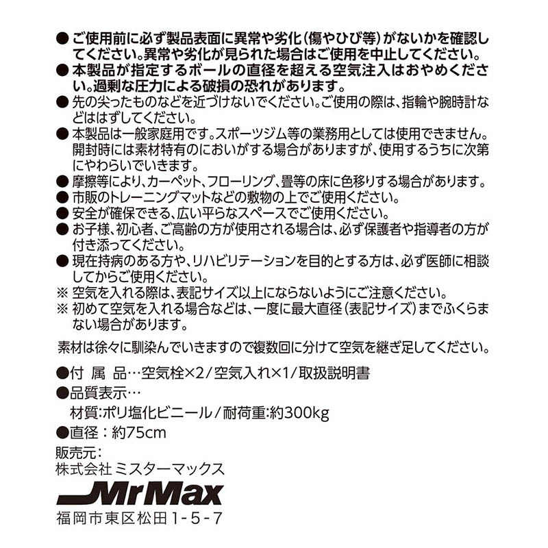 おうちトレーニング、はじめるなら バランスボール 55cm ラベンダー 空気入れ付き