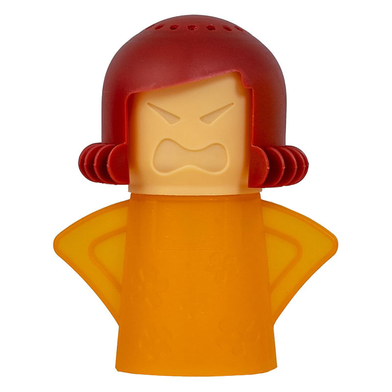 電子レンジスチームクリーナー プンプンマミィ ブラウン×オレンジ