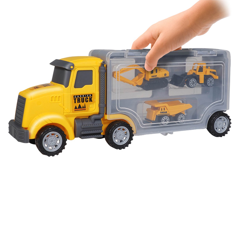 【お取り寄せ商品】はたらく車ミニカー付きキャリアトラック 27