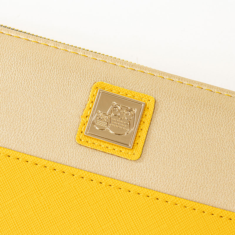 縁起財布フクロウ イエロー #15 EGM101