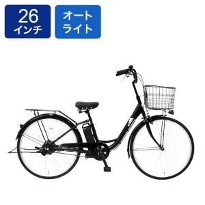 ◆REIVE cont 電動アシスト軽快車 26インチ AT ブラック