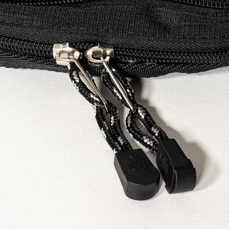 2way ウエストバッグ ショルダーベルト付き ブラック