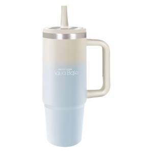 AquaBase 真空断熱 格納式 ストロータンブラー 800ml アクアブルー 保冷専用