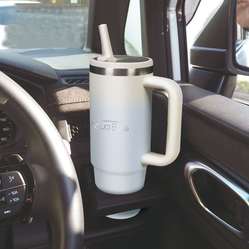 AquaBase 真空断熱 格納式 ストロータンブラー 800ml アクアブルー 保冷専用