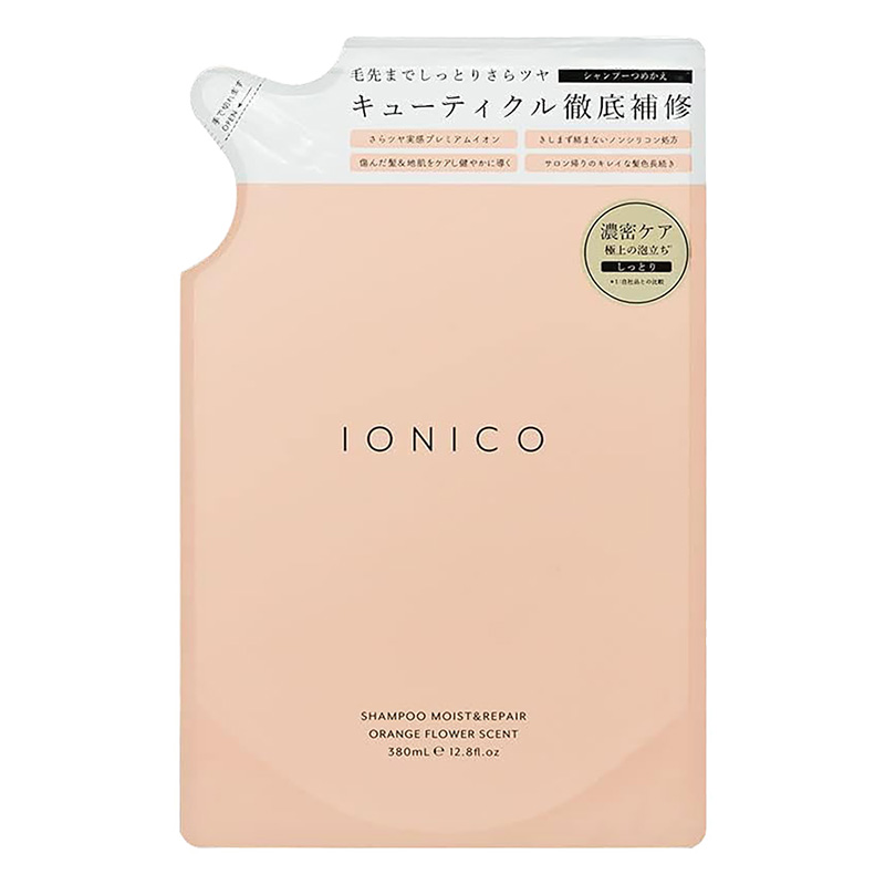 イオニコ プレミアムイオン ダメージケアシャンプー 詰替 380ml オレンジフラワー