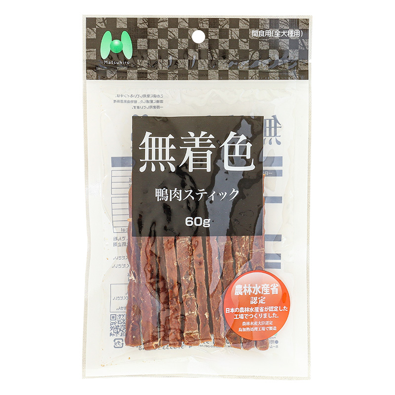 無着色 鴨肉スティック 60g