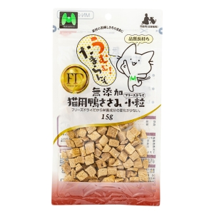 無添加 猫用鴨ささみ フリーズドライ 小粒 15g