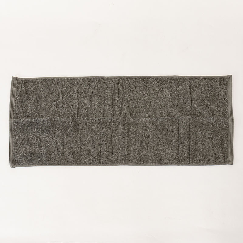 しっかりフェイスタオル 34×80cm グレー