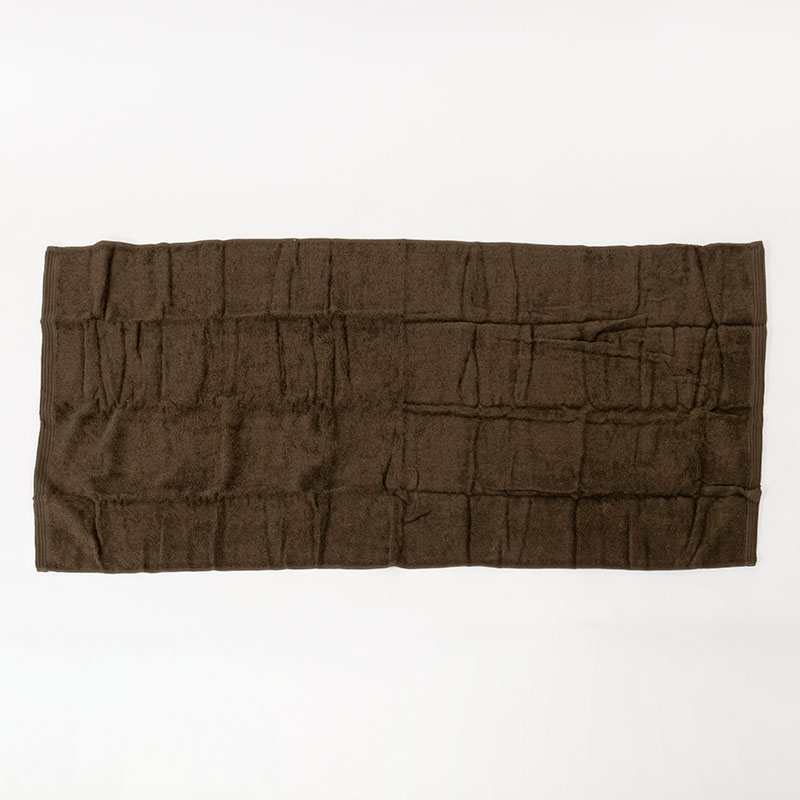 しっかりバスタオル 60×120cm ブラウン