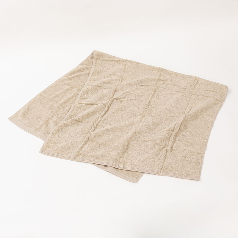 しっかり大判バスタオル 70×140cm ベージュ